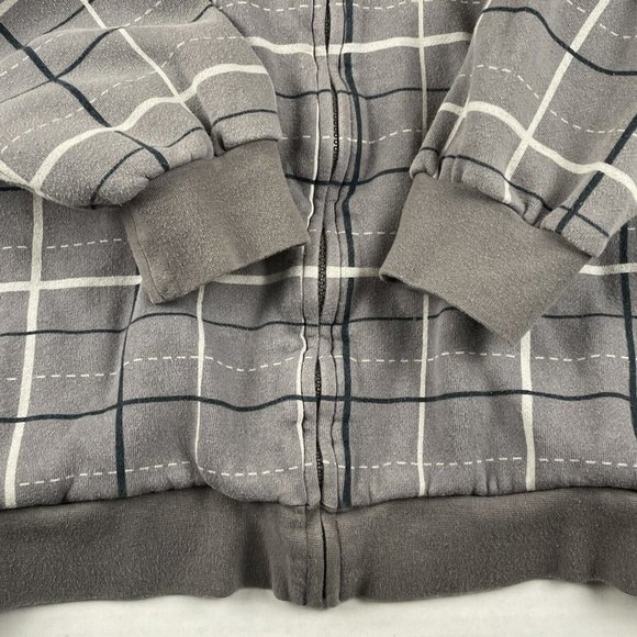 Disney Parks Full Zip Hooded Knit Jacket Women’s M  Sharpa Lined Grumpy Gray - Picture 7 of 9